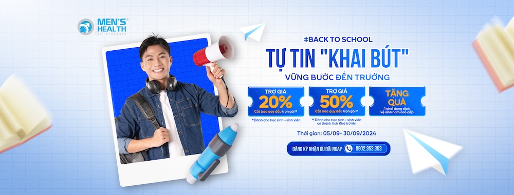 BACK TO SCHOOL TỰ TIN "KHAI BÚT", VỮNG BƯỚC ĐẾN TRƯỜNG - MEN's HEALTH