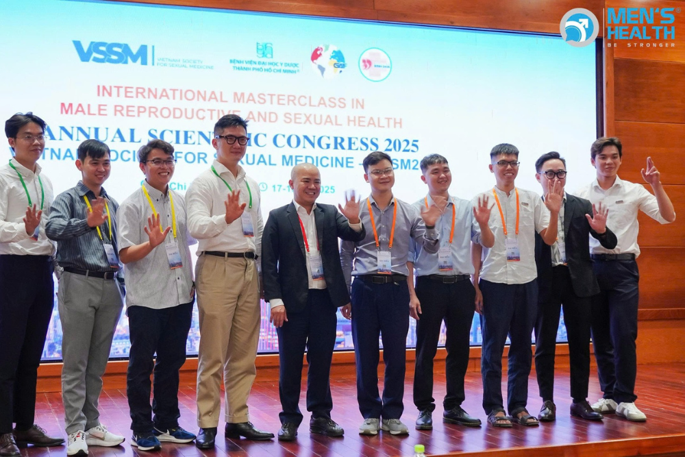 BÁC SĨ MEN’S HEALTH TẠI KHOÁ ĐÀO TẠO QUỐC TẾ MASTERCLASS – HỘI NGHỊ KHOA HỌC TOÀN QUỐC VSSM 2025